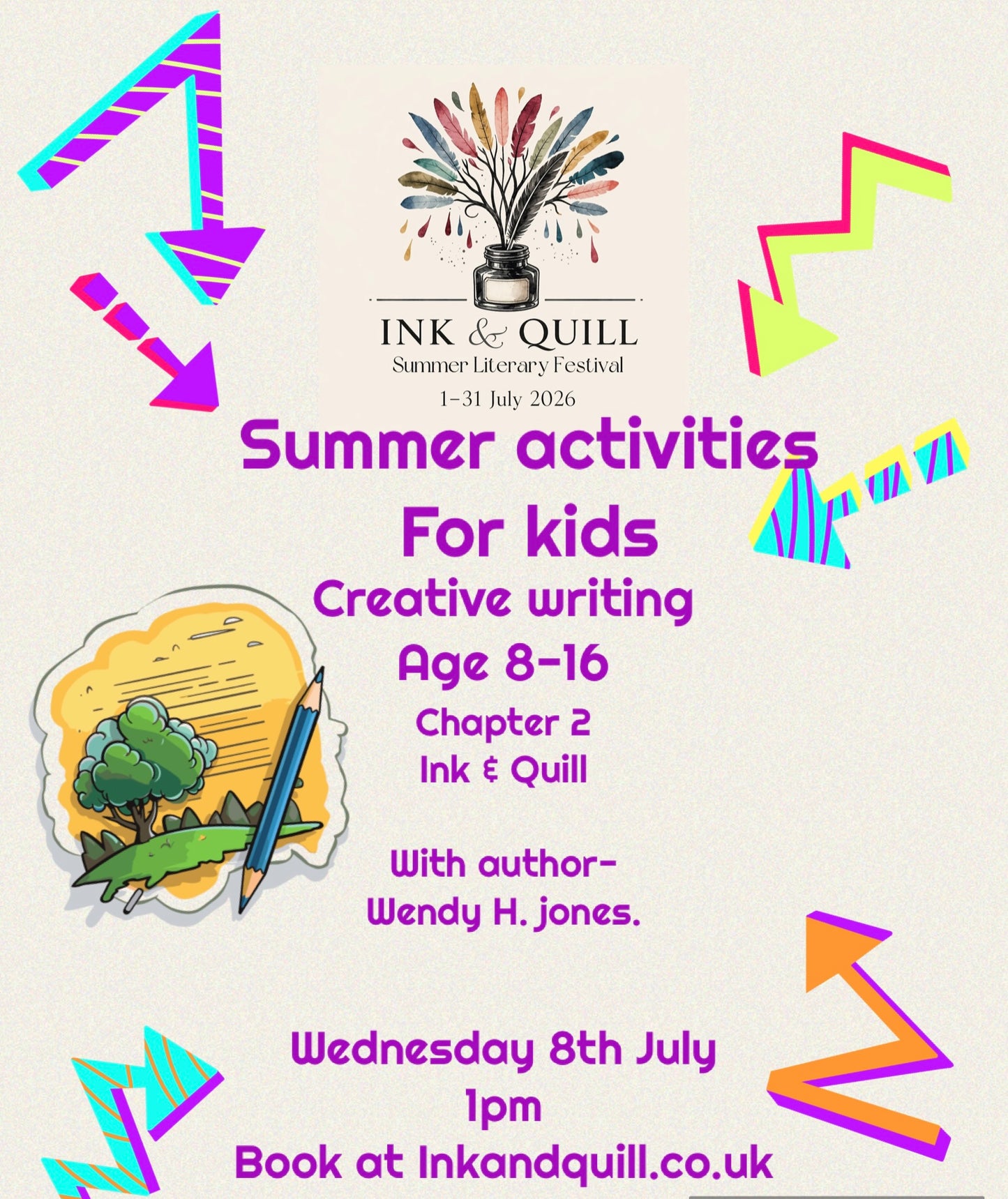 Summer activities for kids- creative writing