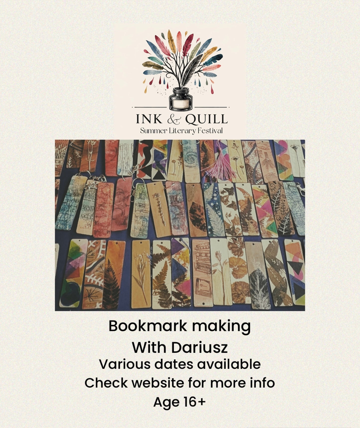 Bookmark Making with Dariusz