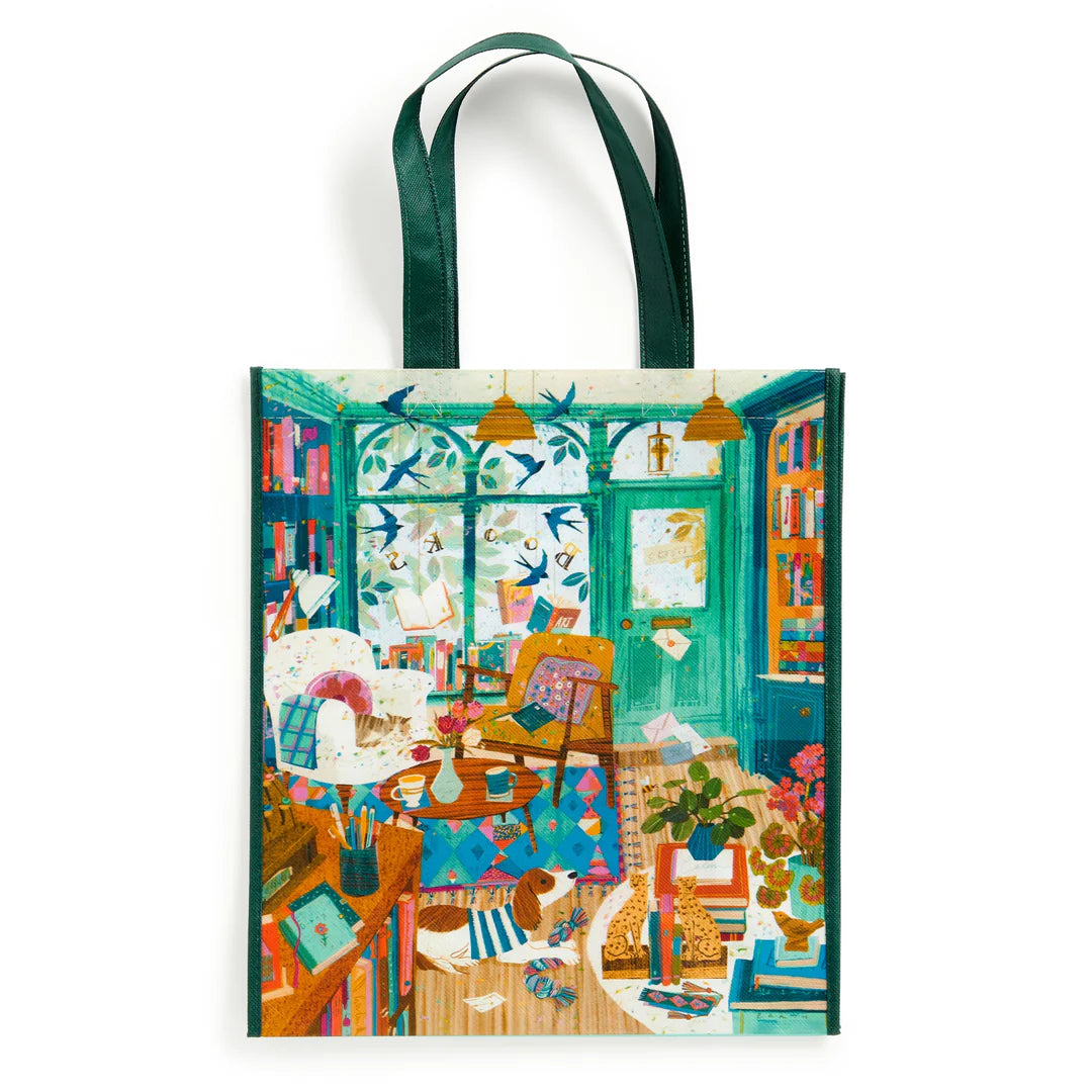 Bookshop afternoon reusable bag