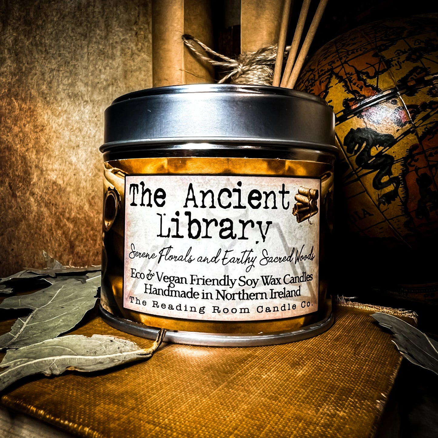 Ancient library scented candle