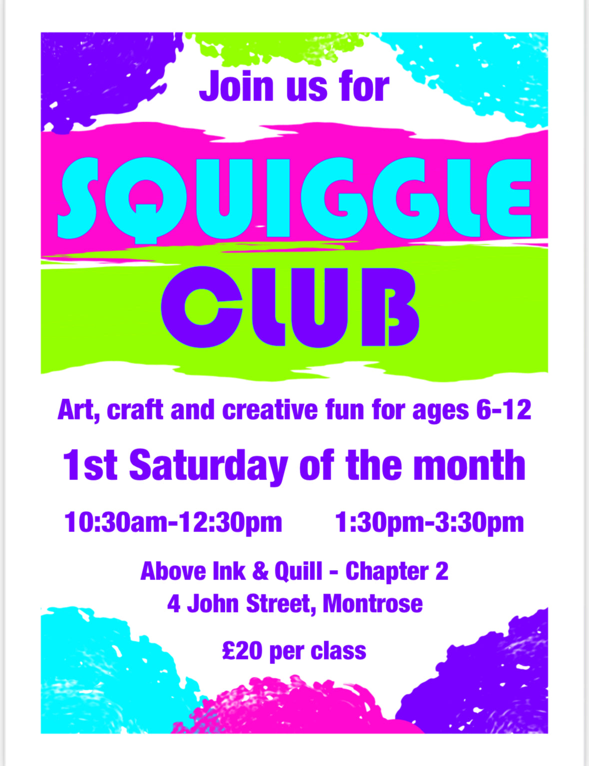 Squiggle Saturday club