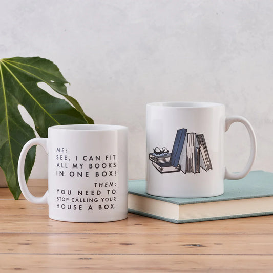 I can fit all my books.. mug