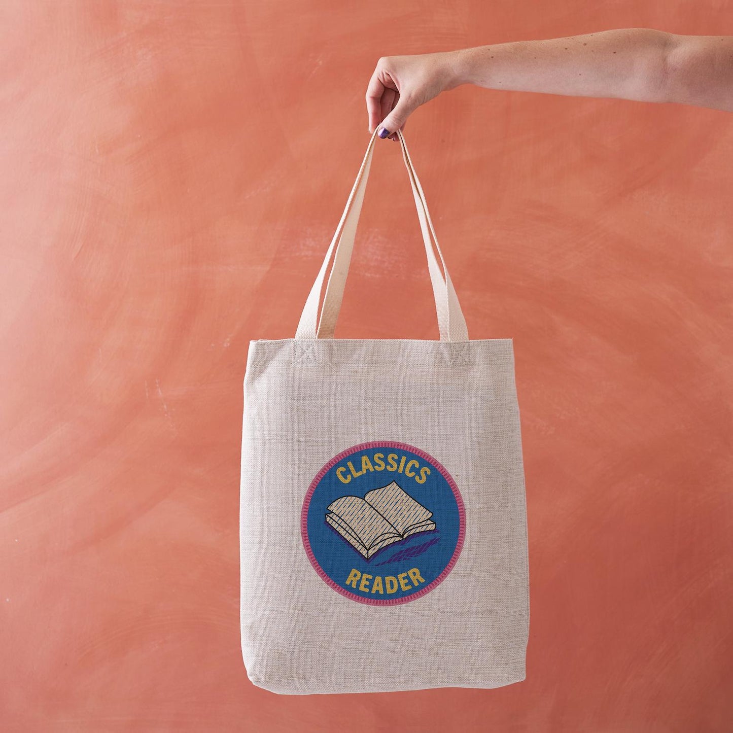 Classics reader tote bag
