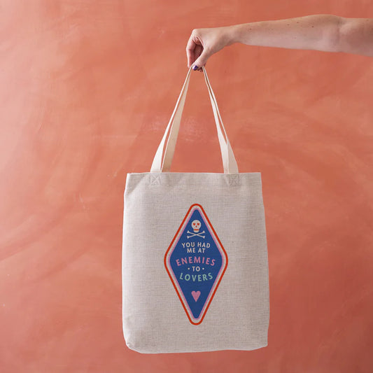 You had me at enemies to lovers tote bag