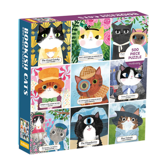 Bookish Cats 500 piece puzzle