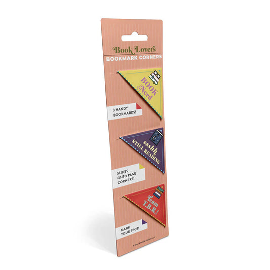 Knock knock bookmark corners - book lovers