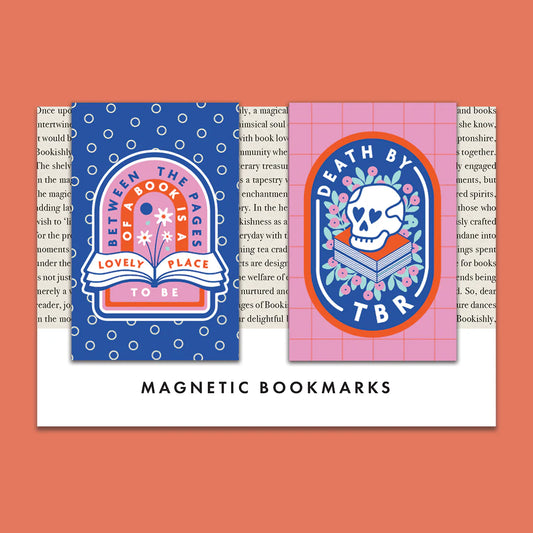 Bookish era magnetic duo bookmarks
