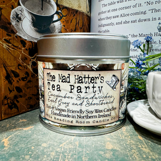 Mad hatters tea party scented candle