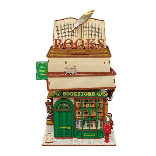 Time bookstore 3d puzzle