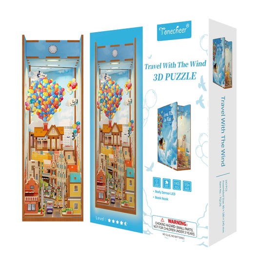 Travel with the wind book nook