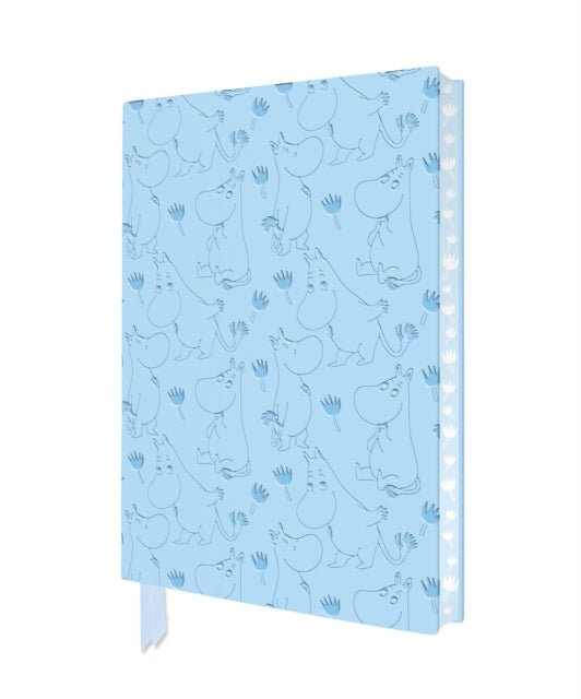 Moomin and flowers foiled journal