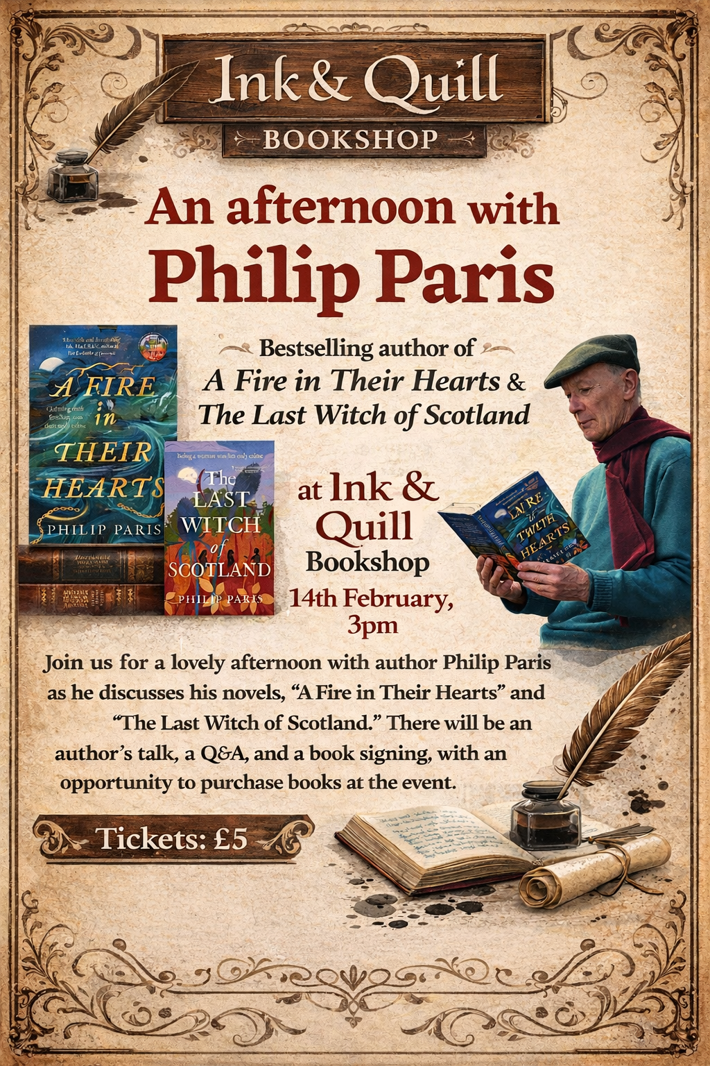 An afternoon with Philip Paris